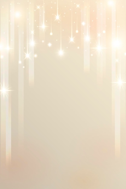 Sparkle stars pattern on gold background