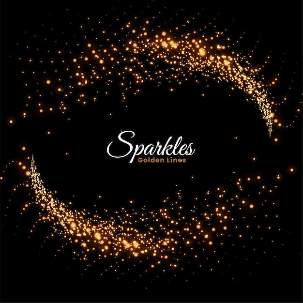 Sparkles motion trail background design