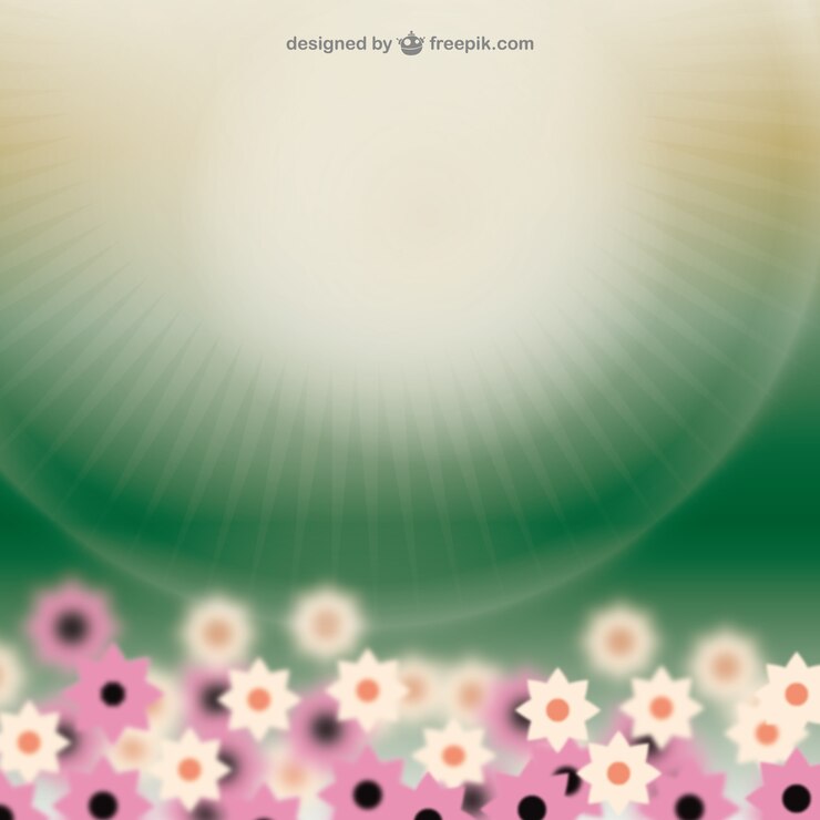 Free Vector sparkling flowers background