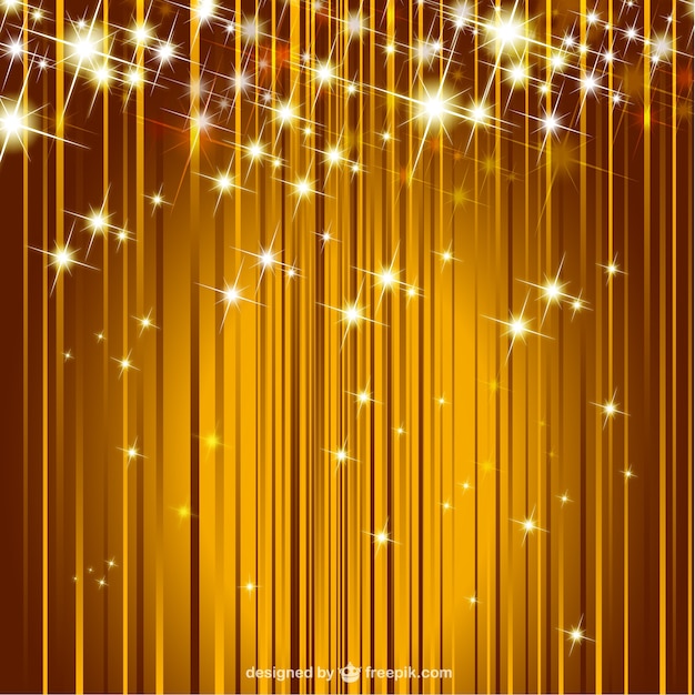 Free vector sparkling golden background