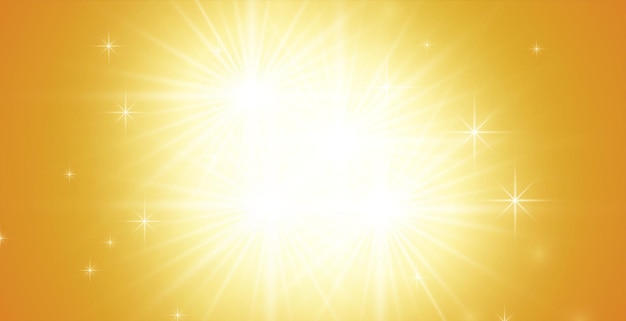 Free vector sparkling golden glowing lights background