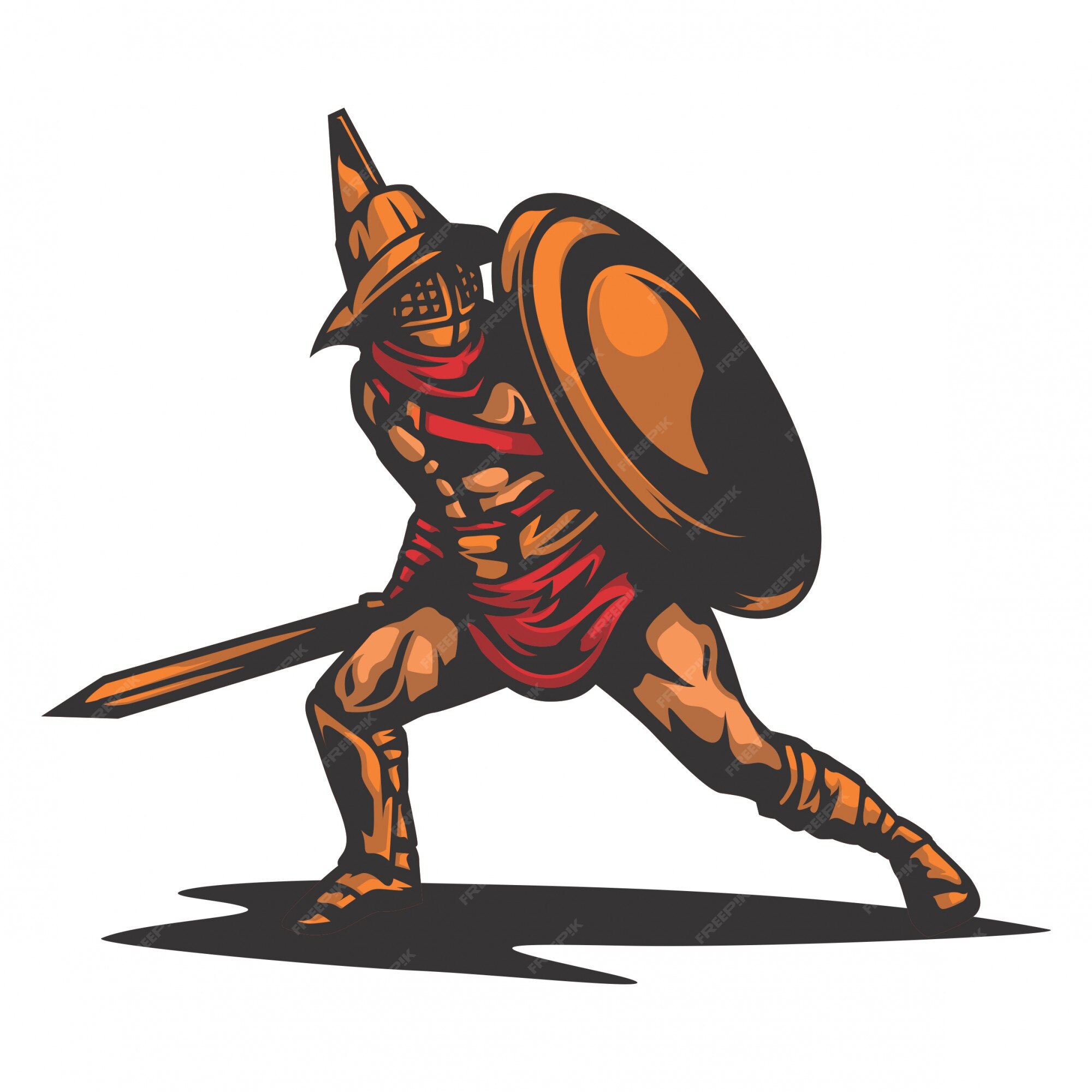 Warrior vector