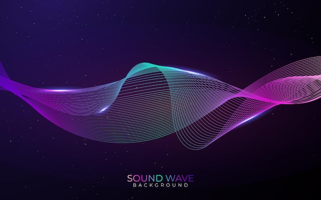 Speaking sound wave illustration