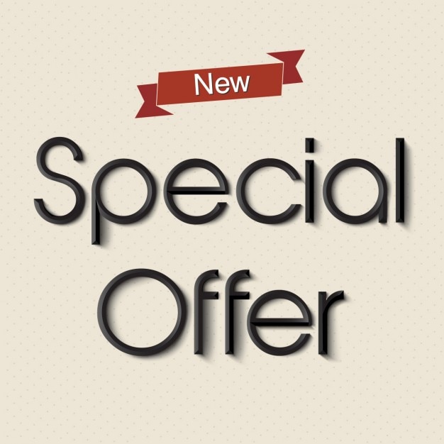 Special offer background