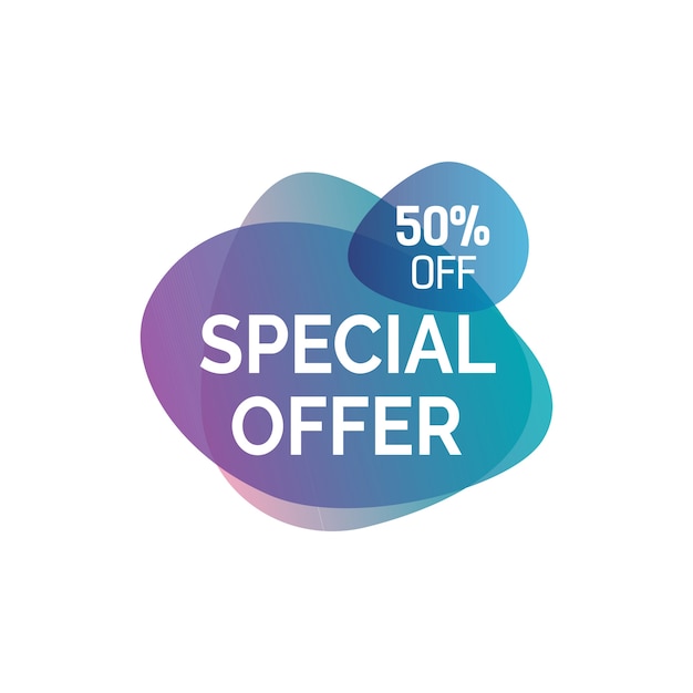 Special Offer Lettering on Blots