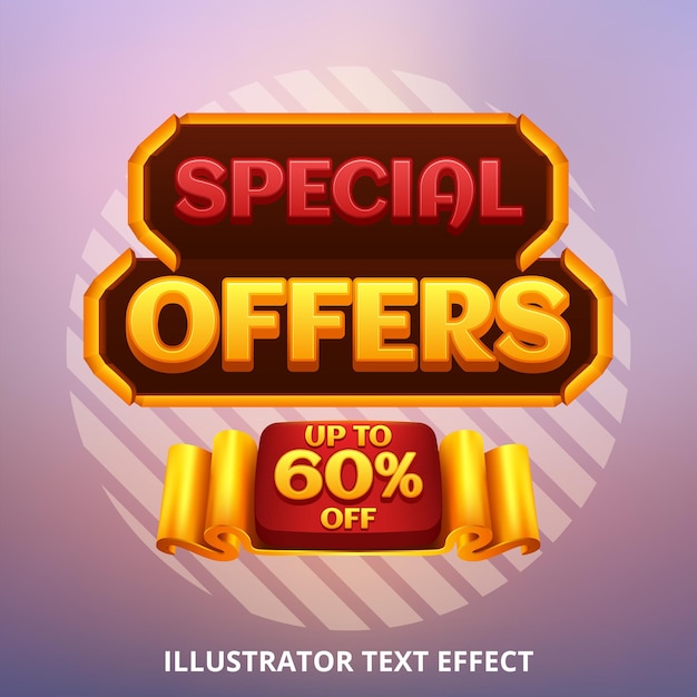 Special offer modern banner design template