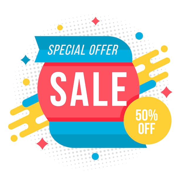 Special offer sale background