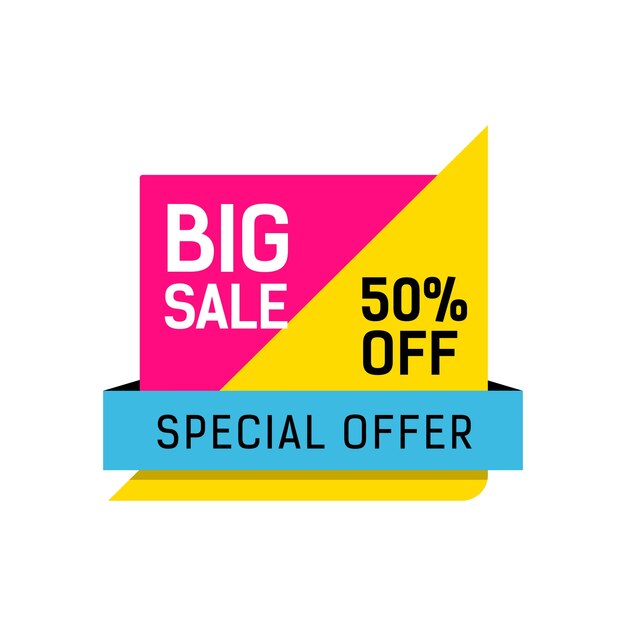 Special Offer Sale Multicolored Poster
