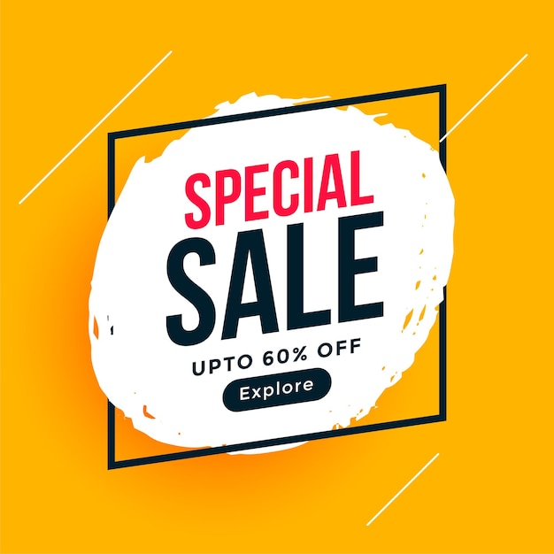 Free vector special sale discount coupon poster explore to get best deal and price vector