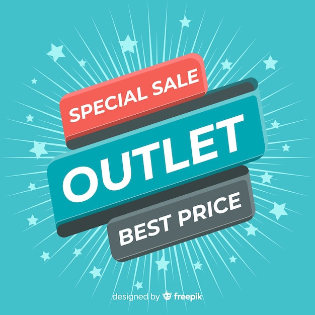 Special sale outlet banner