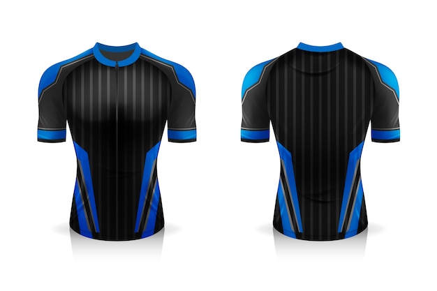 Download Premium Vector | Specification cycling jersey template ...