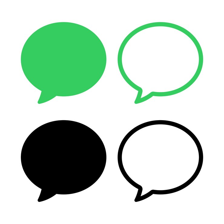मुफ़्त वेक्टर speech bubble multiple styles set