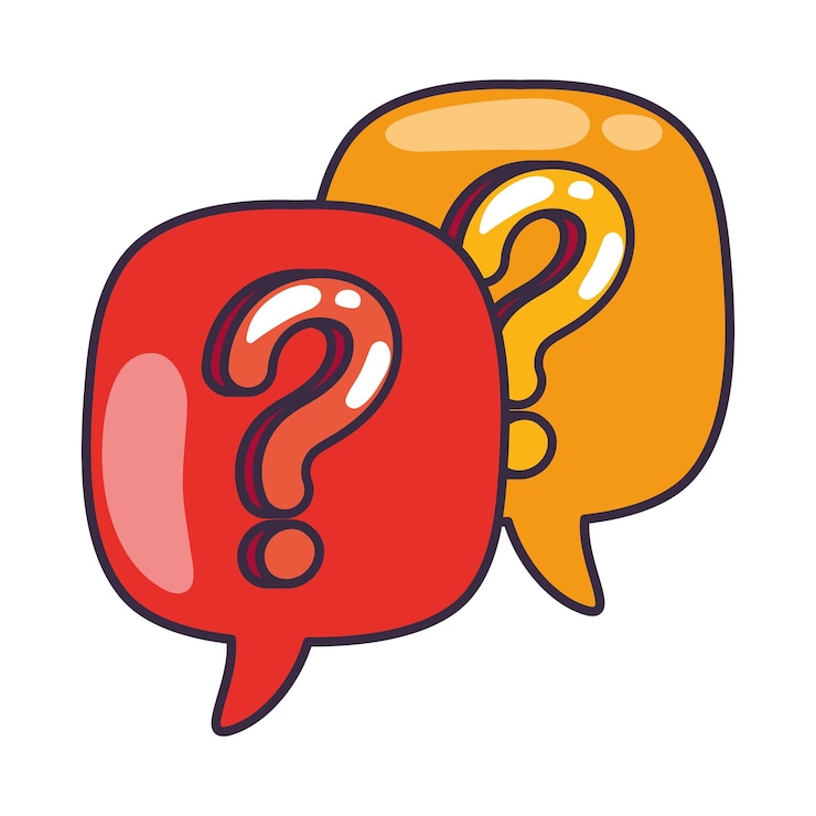 Free Vector speech bubble with interrogation sign icon isolated