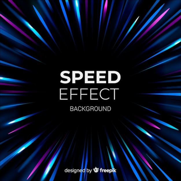 Free vector speed effect background