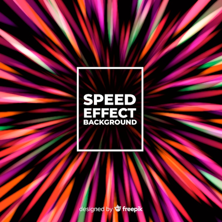 Free Vector speed effect background