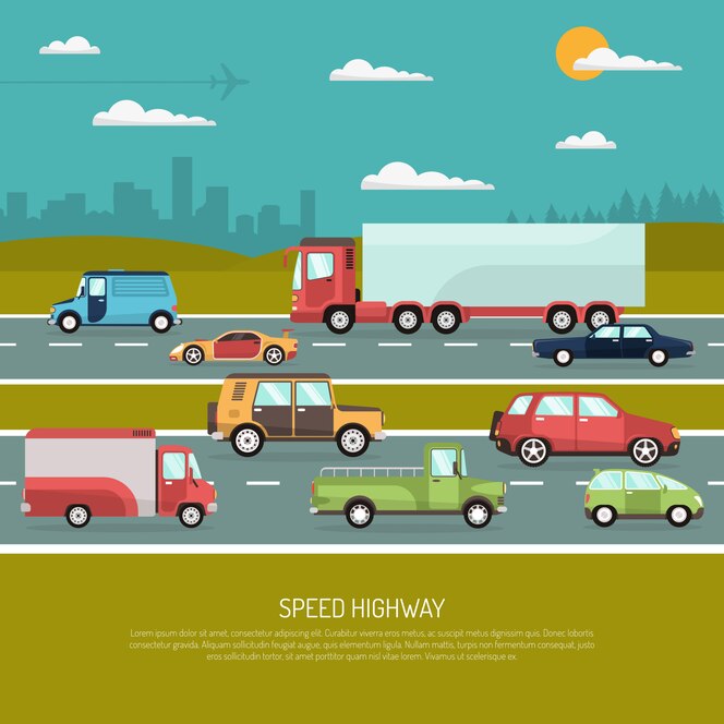 高速道路イラスト 無料のベクター 高速道路イラスト 無料のベクター