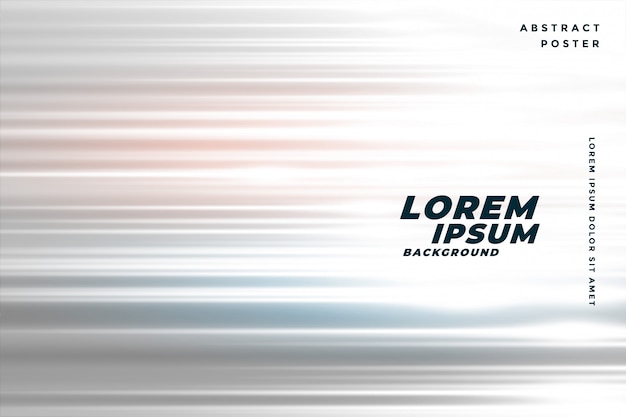 Speed horizontal lines background with light effect