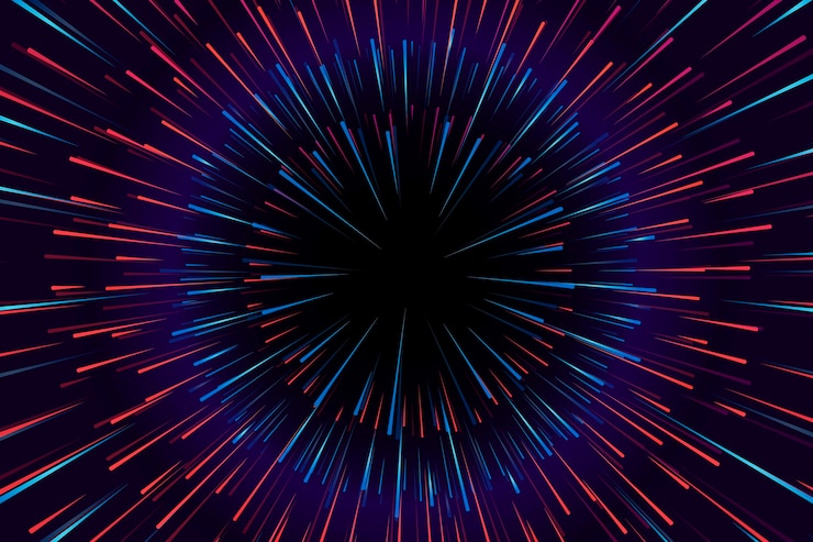 Free Vector speed lights background concept