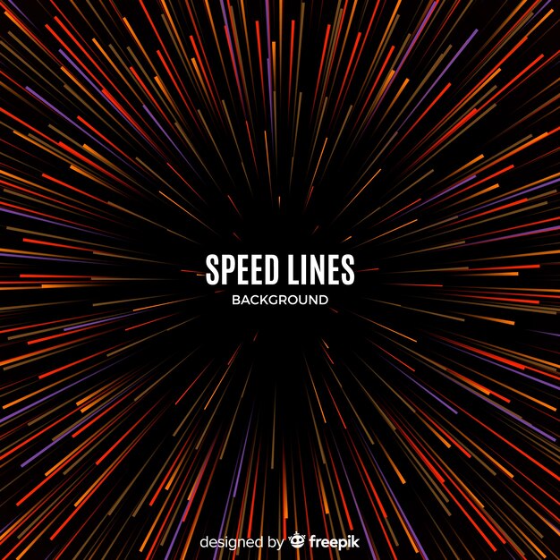 Speed lines background