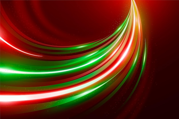 Speed neon lights background