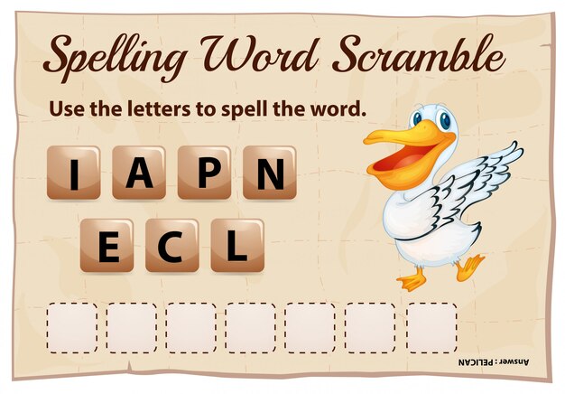 Правописание слова схватка игры со словом пеликан