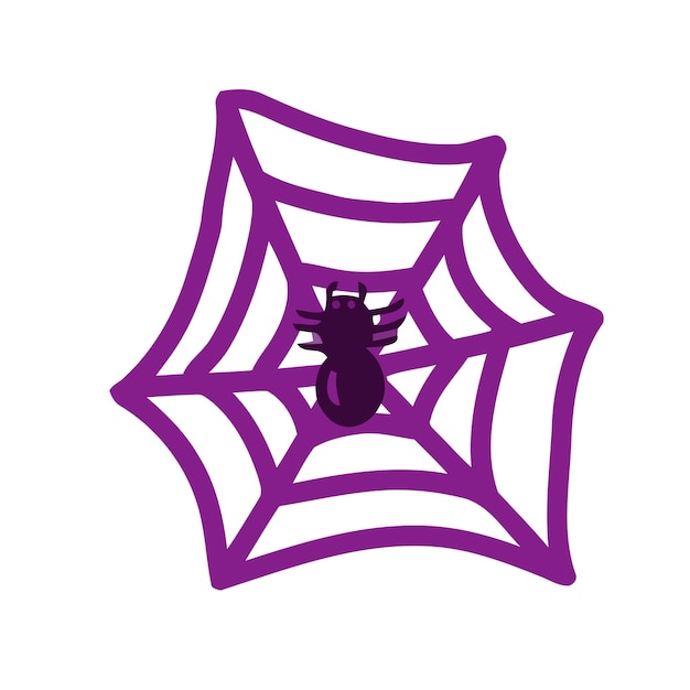 Spider Hallowen Doodle Icon