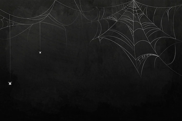 Spider web element onblack background template
