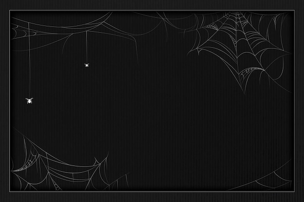 Free vector spider web element onblack background template