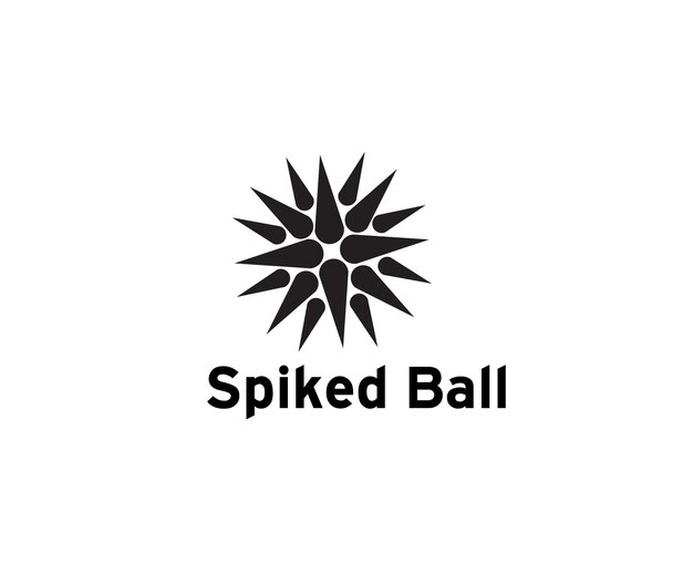 Spiked Ball logo vector template