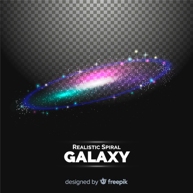 Free vector spiral galaxy background