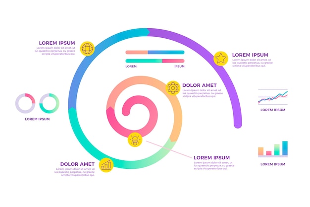 Spiral infographic