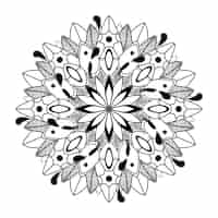 Free vector spiritual mandala pattern