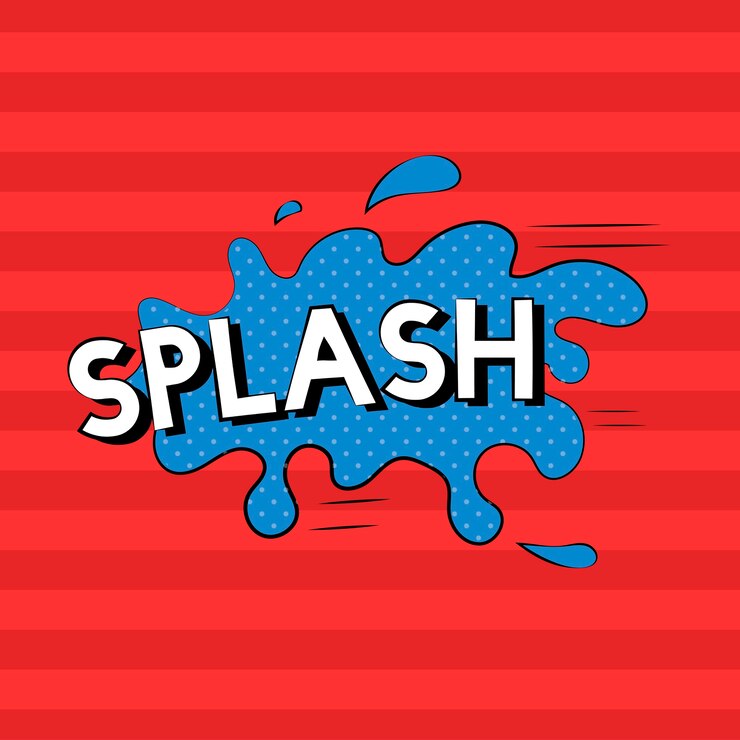 Free Vector splash explosion vector