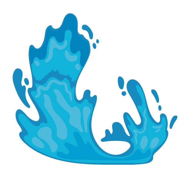 Free vector splash water icon