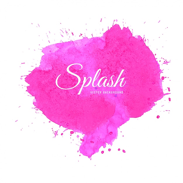 Splatter watercolor colorful vector