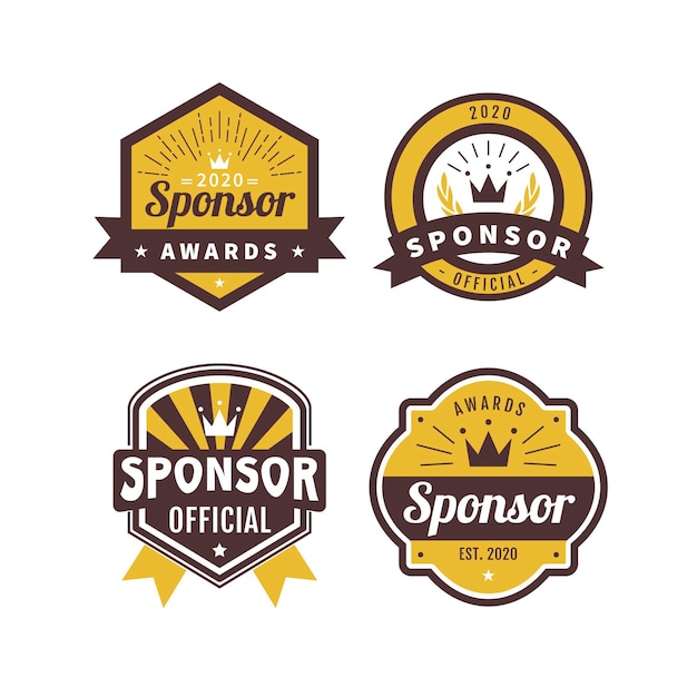 Sponsor badge collection