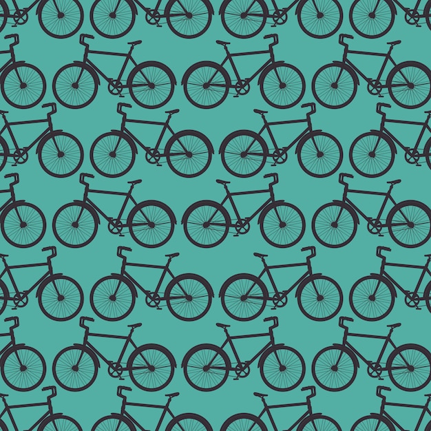 Sport bicycle pattern background