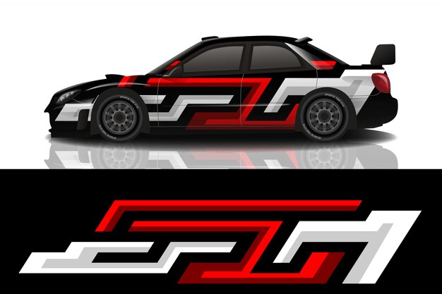 Download Free Sport Car Decal Wrap Design Premium Vector Use our free logo maker to create a logo and build your brand. Put your logo on business cards, promotional products, or your website for brand visibility.