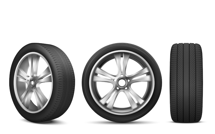 無料Vector 日本のスチールディスクとスポーツ車のホイール