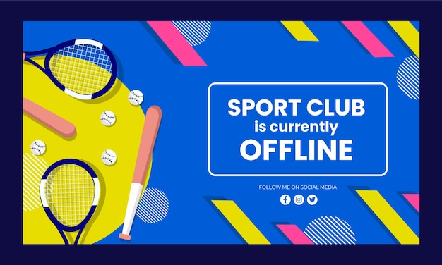 Sport club twitch background