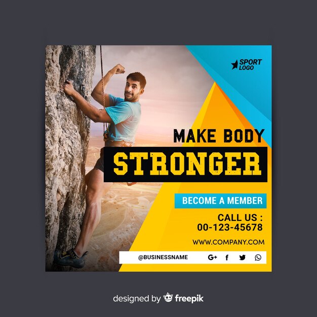 Sport flyer