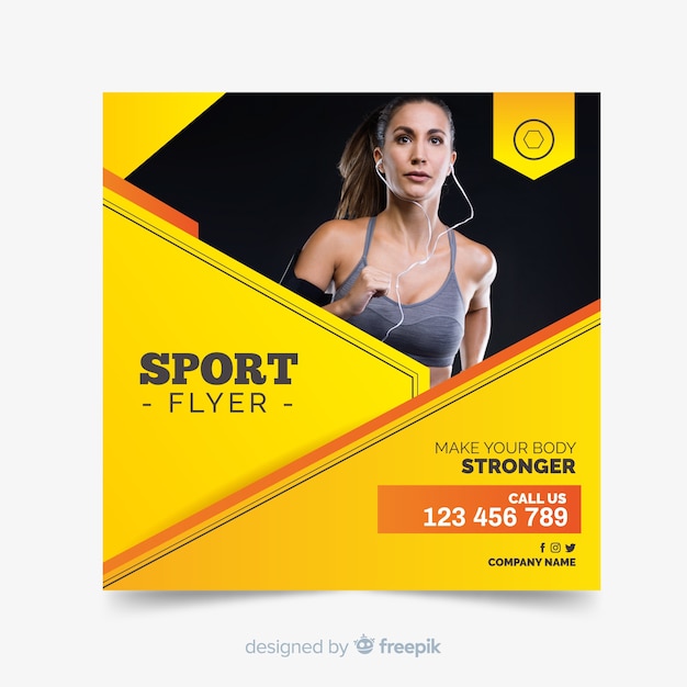 Sport flyer