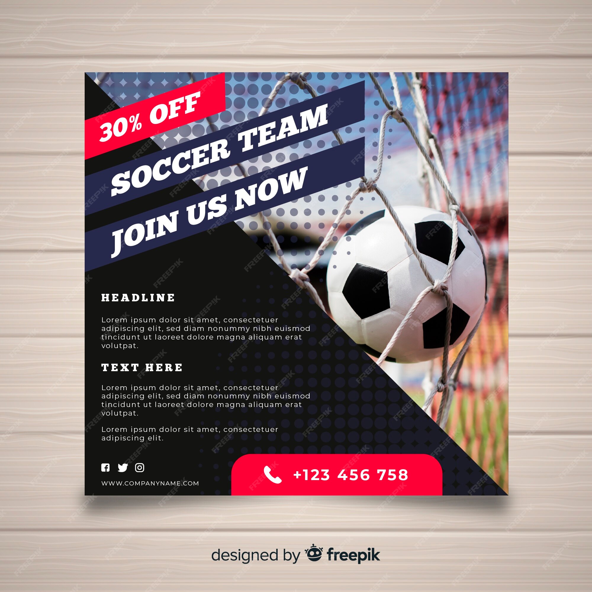 Soccer Flyer Images - Free Download on Freepik