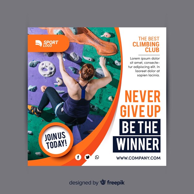 Sport flyer