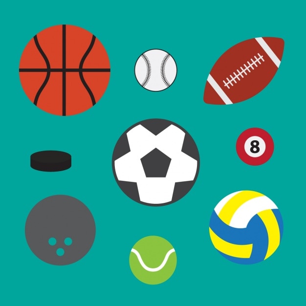 Free vector sports ball collection