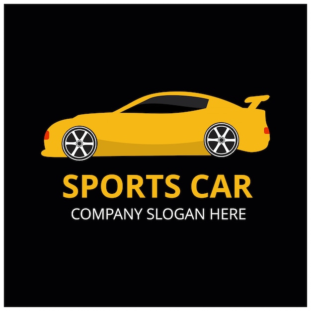 Sports Car Logo Template