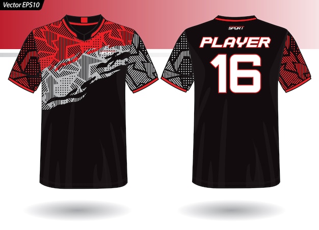 sublimation jersey layout