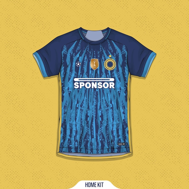 Sports shirt design ready to print - football shirt for sublimation