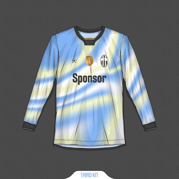 승화를 위해 축구 셔츠를 인쇄할 준비가 된 스포츠 셔츠 디자인