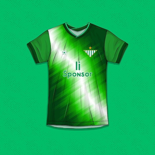 Free vector sportswear sublimation patterns professional football shirt templates